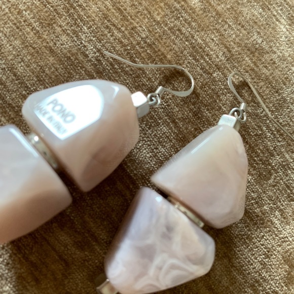 New Pono By Joan Goodman Resin Drop Earrings - Picture 2 of 5